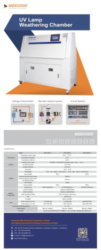 UV Lamp Aging Test Chamber