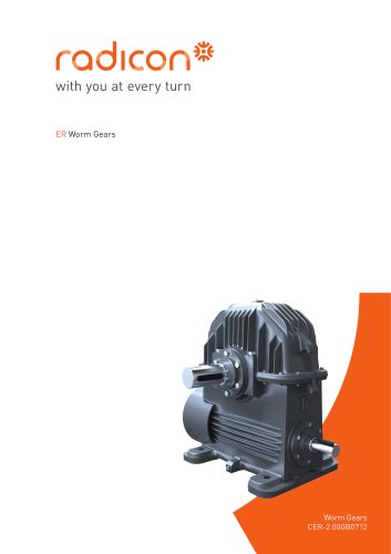 Heavy Duty Worm Gear Series ER