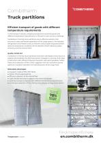 Truck partitions