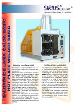 HOT PLATE WELDER MODEL BASIC 2014