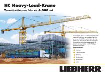 HC Heavy-Load-Krane Turmdrehkrane bis zu 4.000 mt - 1