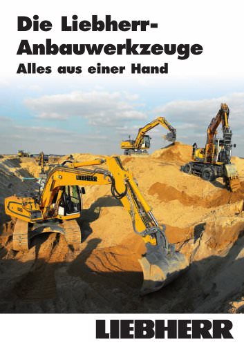 Die Liebherr- Anbauwerkzeuge