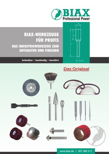 Zubehörkatalog BIAX