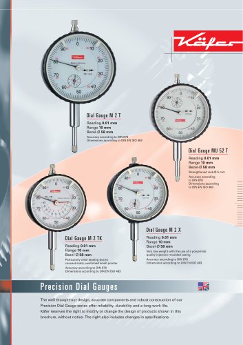 Precision Dial Gauges