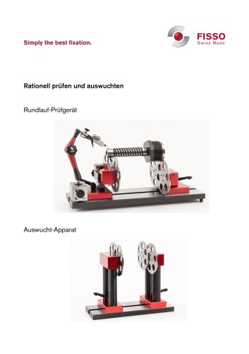 Fisso Rundlauf-Pru?fgera?t & Auswucht-Apparat