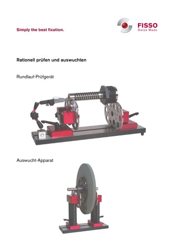 Rundlauf-Prüfgerärt & Auswucht-Apparat D