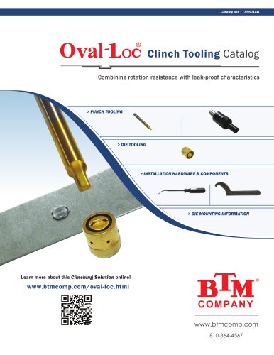 Oval-loc Clinch Tooling