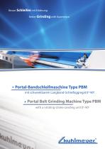 Portal Belt Grinding Machine Type PBM