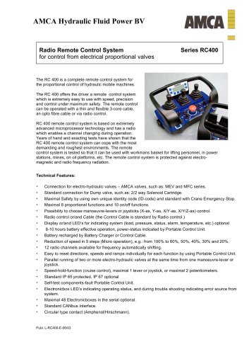 Radio remote control system