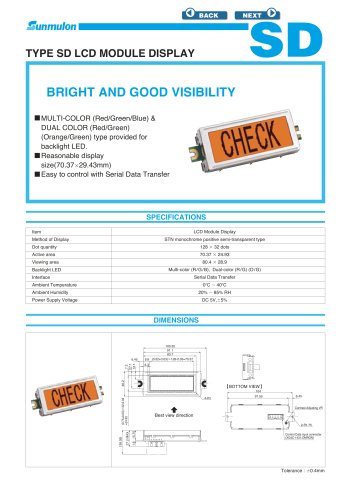 SD LCD Module Display