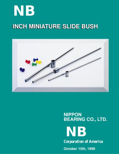 IINCH MIINIIATTURE SLLIIDE BUSH