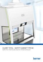 CLAIRE® TOTAL – SAFETY CABINET TYPE B2