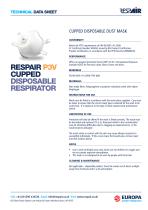 RESPAIR P3V CUPPED DISPOSABLE RESPIRATOR