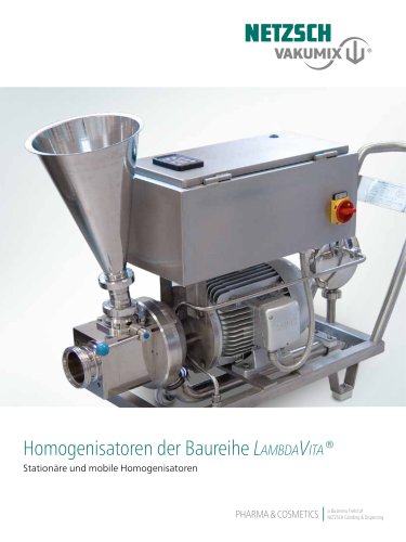 Homogenisatoren der Baureihe LambdaVita®