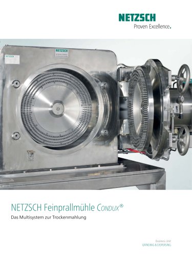 NETZSCH Feinprallmühle CONDUX®