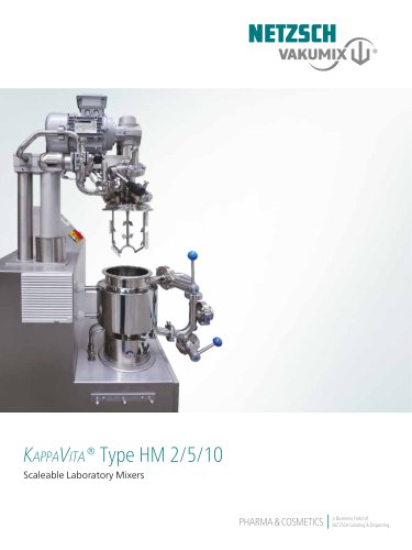 NETZSCH KappaVita Laboratory Mixers