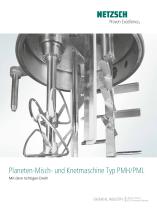 Planeten-Misch- und Knetmaschine Typ PMH/PML