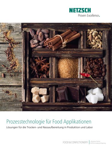 Prozesstechnologie für Food Applikationen