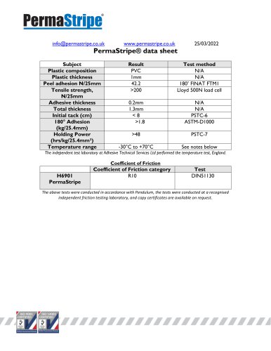 PermaStripe Data Sheet