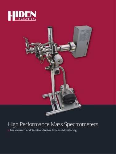 RGAs for Vacuum and Semiconductor Process Monitoring