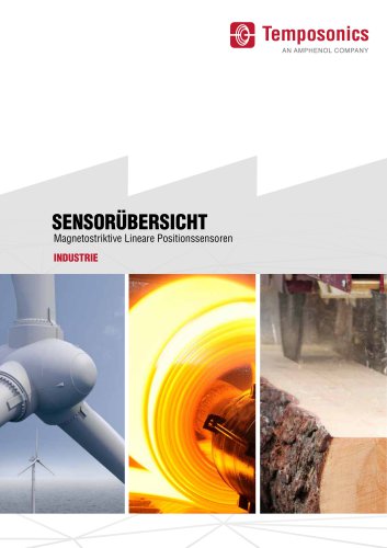 Temposonics Sensorübersicht Industrie