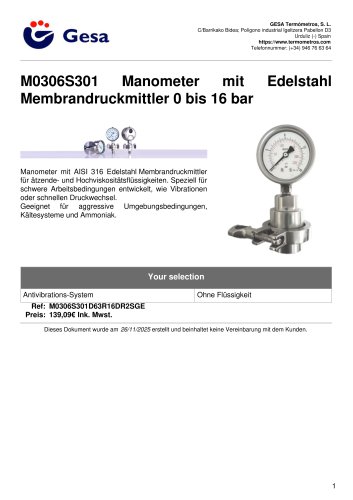 M0306S301 series