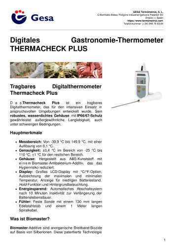 THERMACHECK PLUS