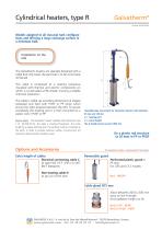 Galvatherm - Cylindrical heaters, Type R