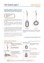 Galvatherm - Flat immersion heater - Type C