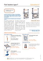 Galvatherm - Flat immersion heater - Type F