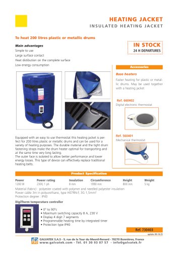 Insulated Heating Jacket