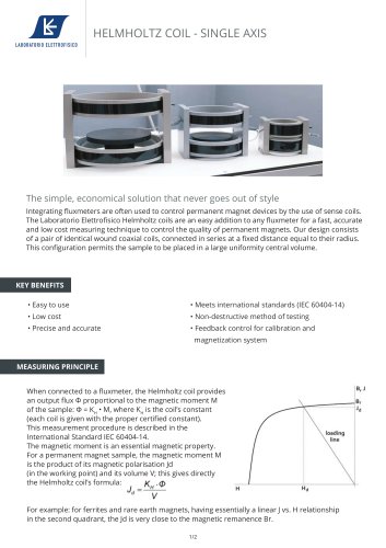 3-Axes Helmholtz Coil- control the quality of permanent magnets