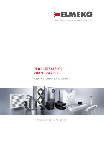 PRODUKTKATALOG VORZUGSTYPEN