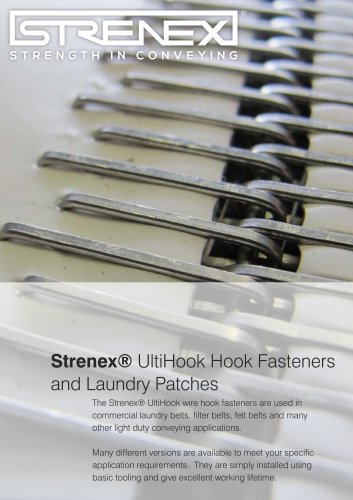 Strenex® Ulti Hook Hook Fasteners and Laundry Patches