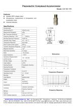 Piezoelectric Complexed Accelerometer CA-YD-170