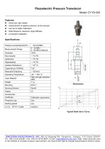 Piezoelectric Pressure Transducer CY-YD-205