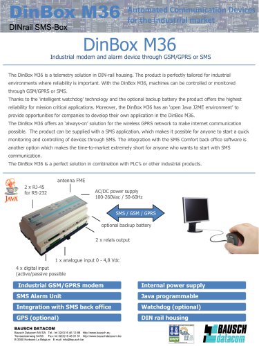 Datasheet DINBox_M36