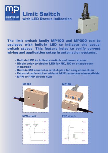 MP200 -Limit Switch with LED status indication