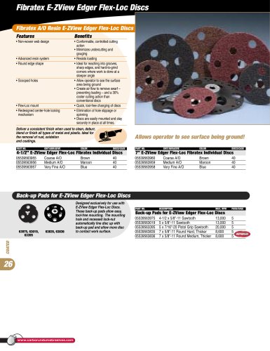 Carborundum CA1000 Fibratex Surface Finishing Products