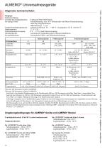Allgemeine technische Daten der ALMEMO® Messgeräte -3