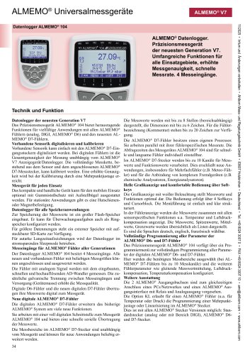 ALMEMO&reg; 104