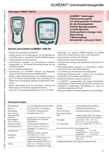 ALMEMO&reg; 2690-8A
