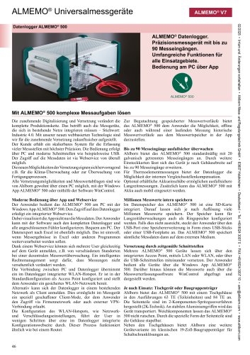 ALMEMO&reg; 500