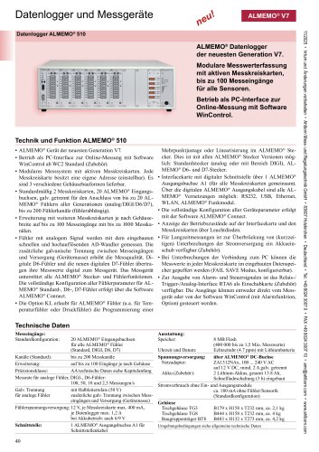 ALMEMO&reg; 510-deutsch