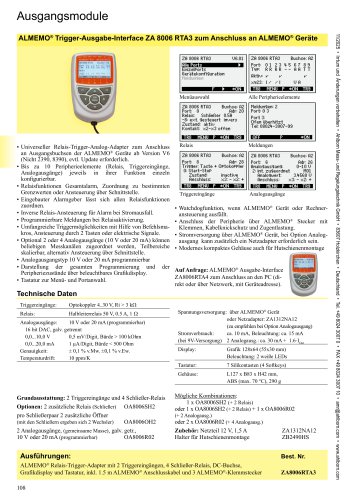 ALMEMO&reg; 8006-RTA3-deutsch