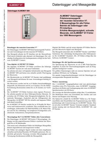ALMEMO&reg; 809_deutsch