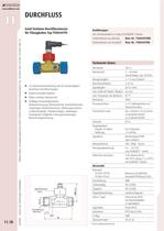 Axial-Turbinen-Durchflussmesser für Flüssigkeiten Typ FVA915VTH - 1