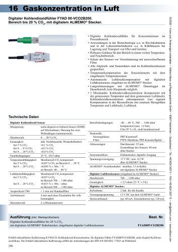 CO2 F&uuml;hler FYAD 00-VCO2B200