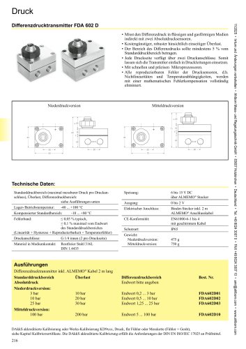 Differenzdrucktransmitter