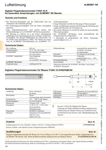 Digitale Fl&uuml;gelradanemometer f&uuml;r besondere Anwendungen 